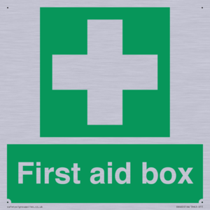 first aid box